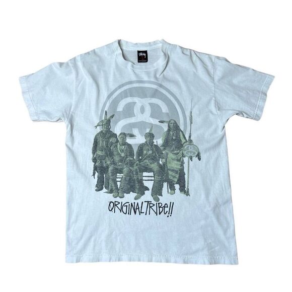 Y2K Stussy Original Tribe T Shirt Large - Picture 1 of 5